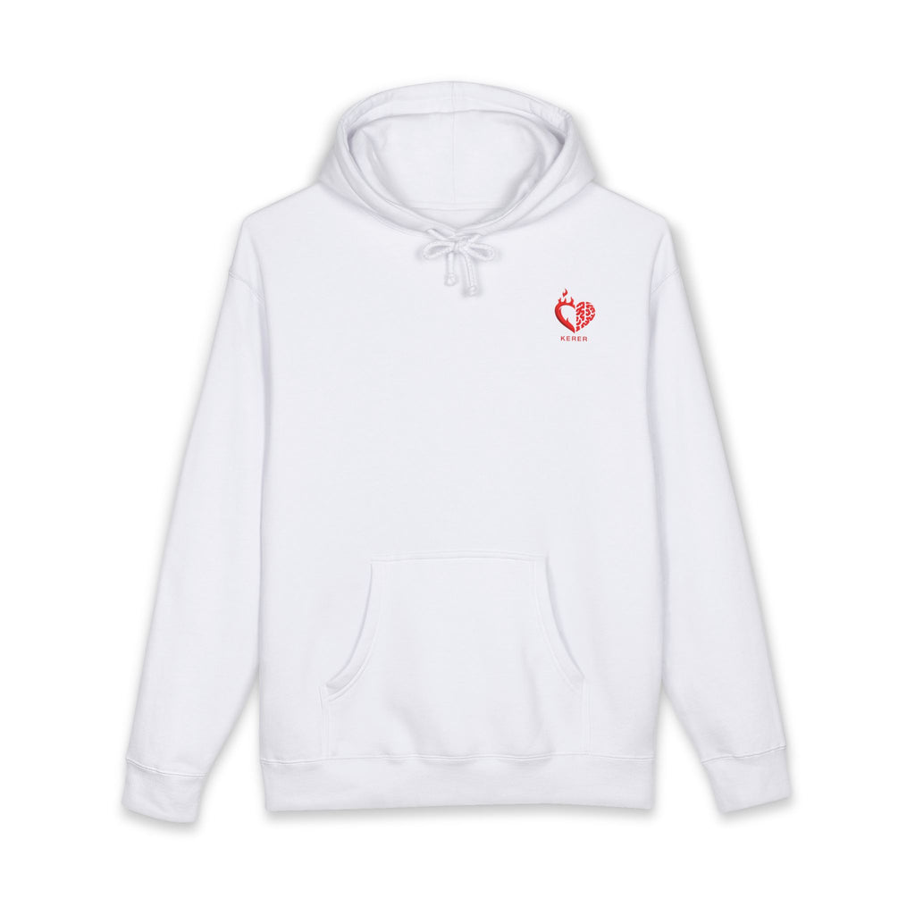 Heart Mosaic Hoodie Mother'day Special— Colorful Balloon Heart Design with 'KERER' Text