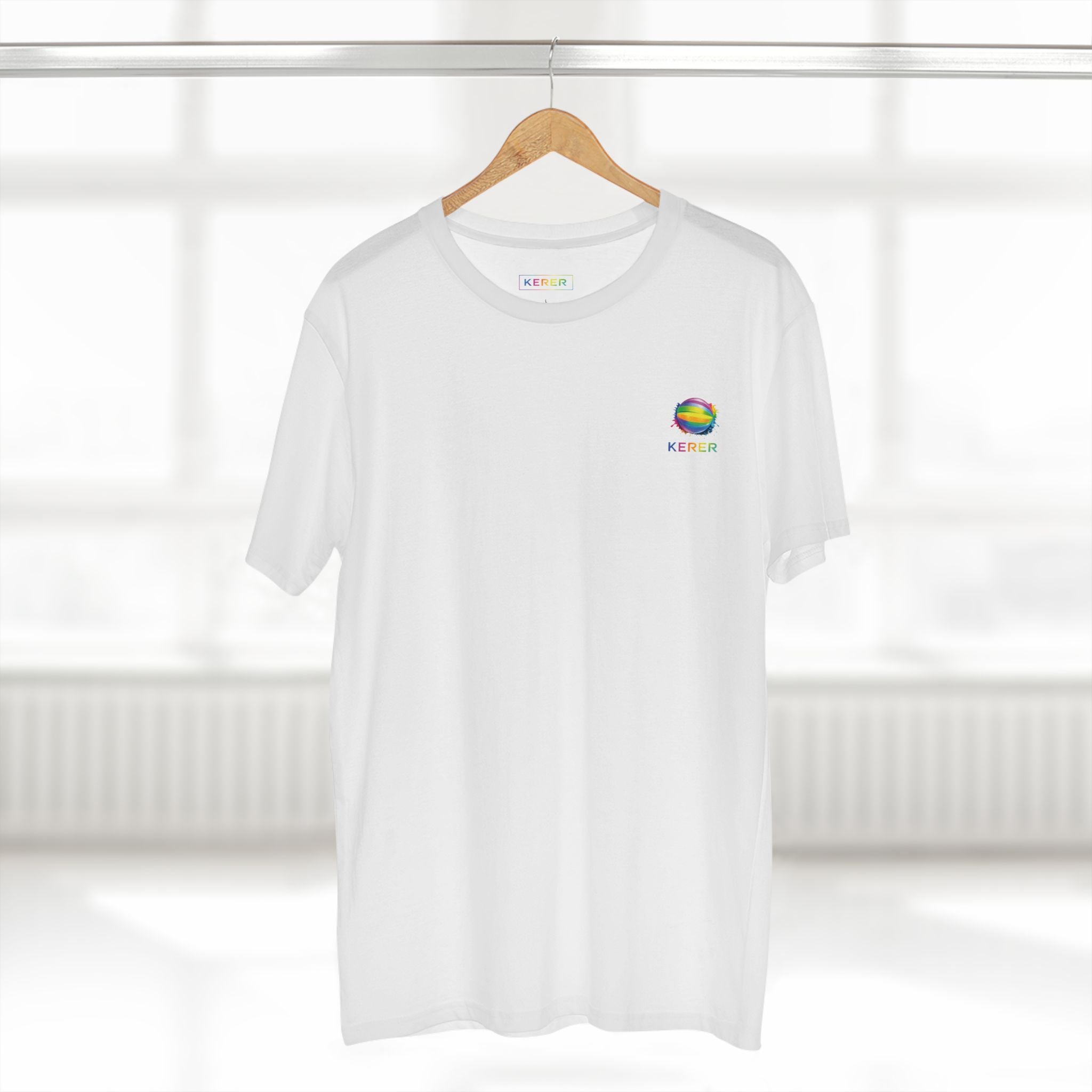 Adult Tee — Colorful Watercolor Basketball Player Graphic