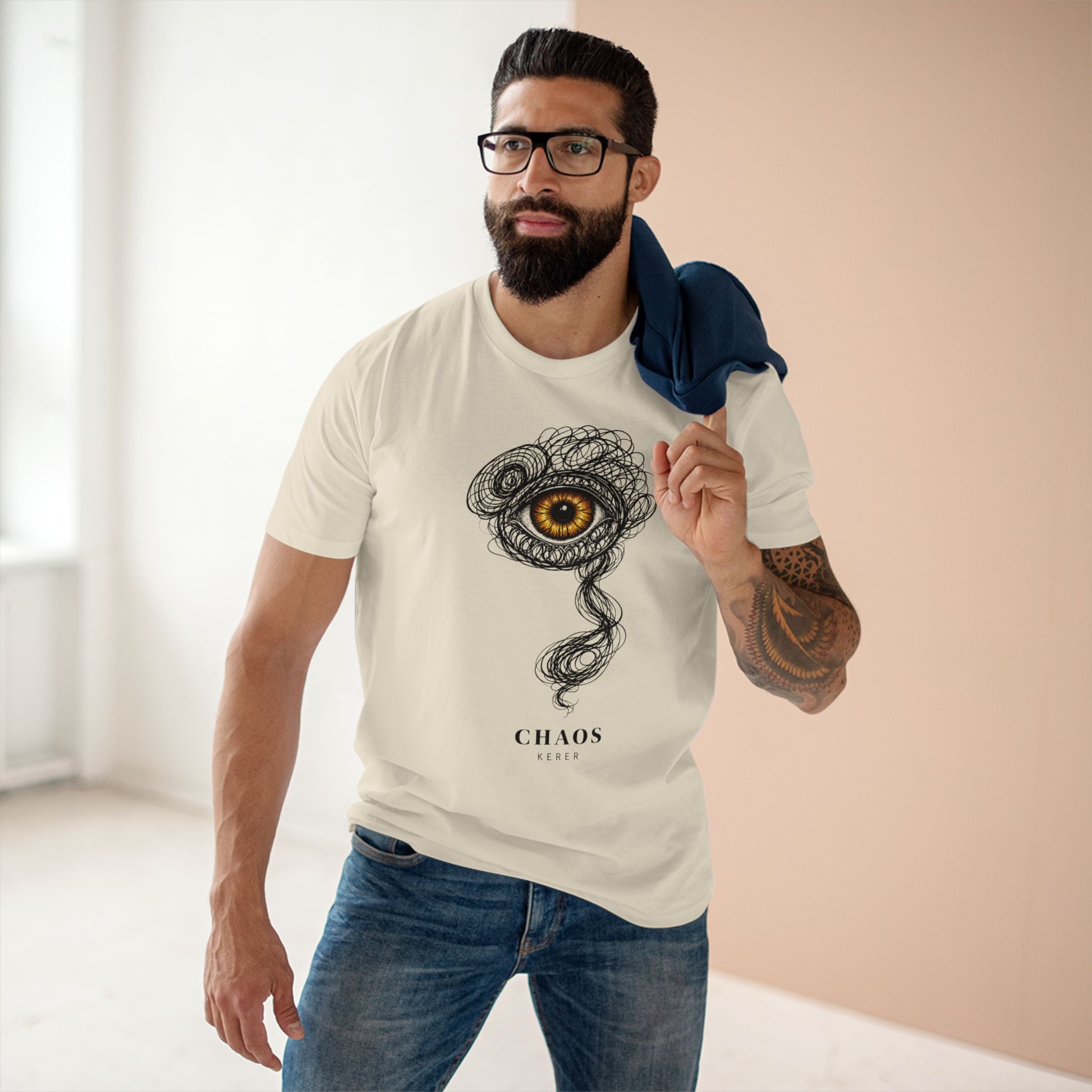Chaos Eye T-Shirt — Surreal Eye Illustration Graphic Tee