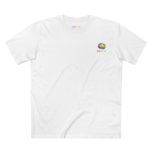 Adult Tee — Colorful Watercolor Basketball Player Graphic