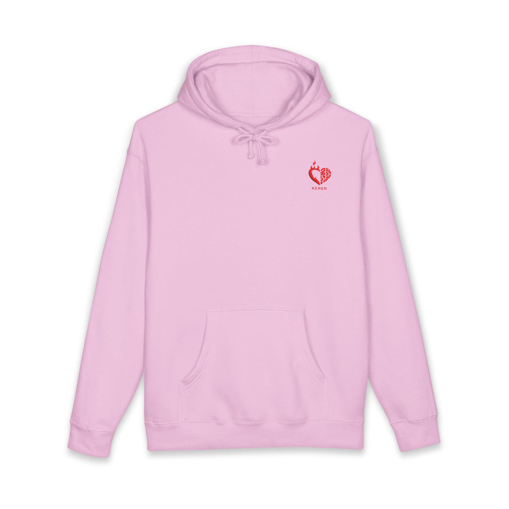 Heart Mosaic Hoodie Mother'day Special— Colorful Balloon Heart Design with 'KERER' Text
