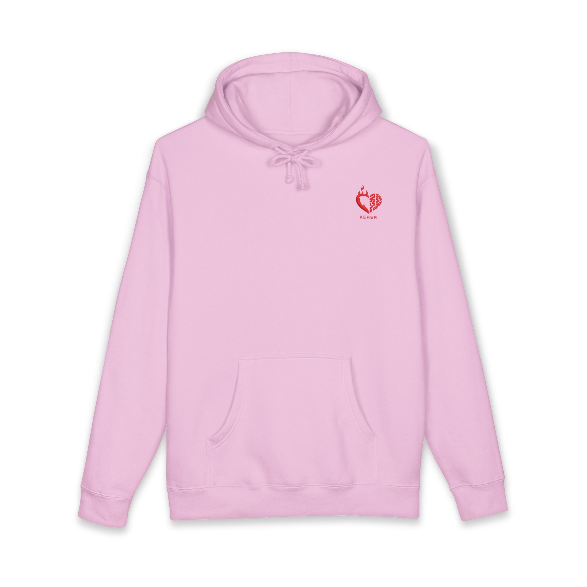 Heart Mosaic Hoodie Mother'day Special— Colorful Balloon Heart Design with 'KERER' Text