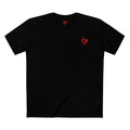 Brain & Heart Flame Tee — Fire and Ice Heart Brain Graphic T-Shirt