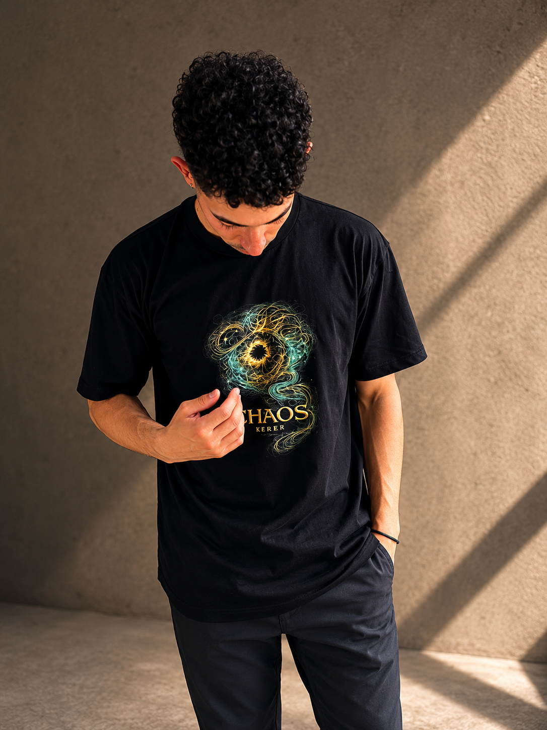 Chaos Nebula T-Shirt — Cosmic Galaxy Art Tee