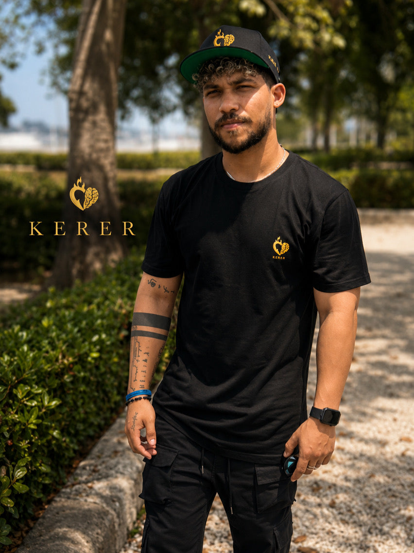 Unseen Bloom Tee — Golden Mimosa Floral Graphic T-Shirt