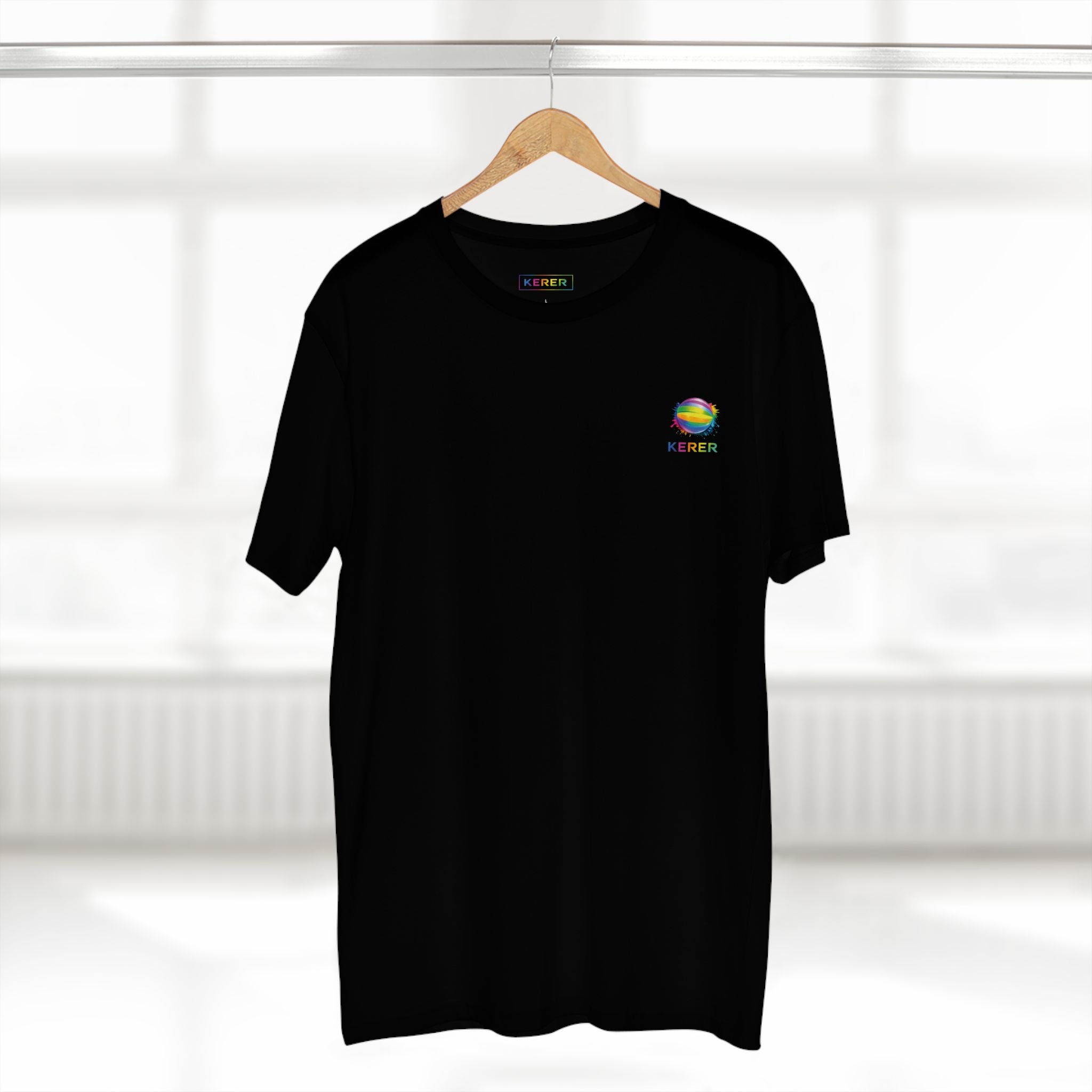 Adult Tee — Colorful Watercolor Basketball Player Graphic